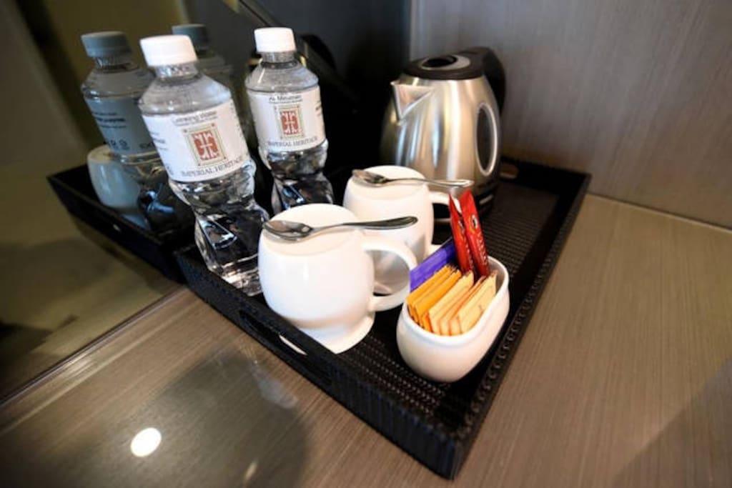 Coffee, Tea, or Mineral water?
Complimentary