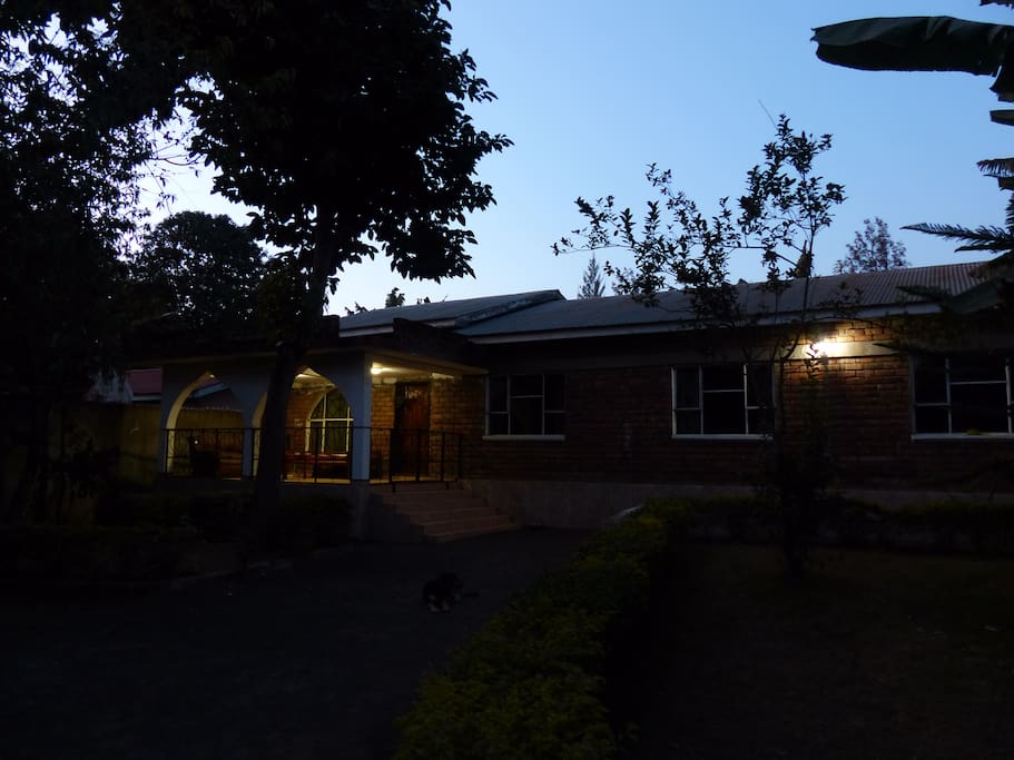 Our house by night