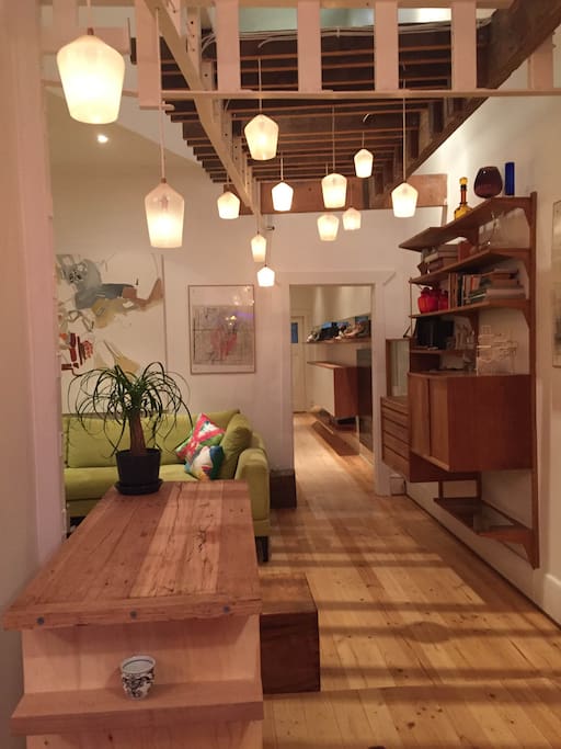 Light filled rooms.