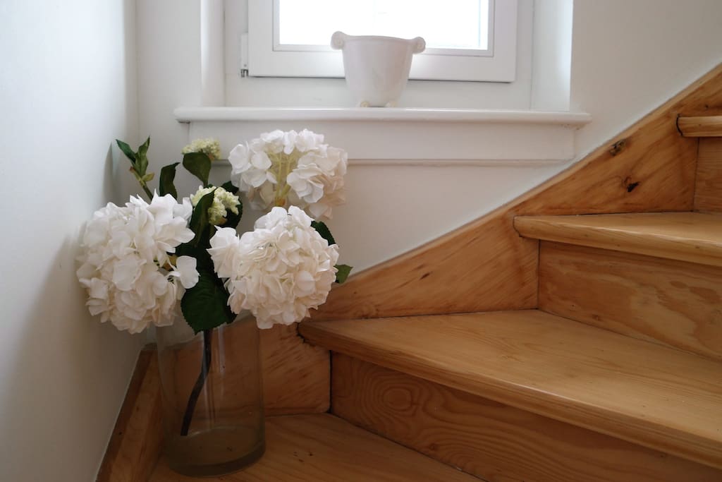 Beautiful wooden stairs