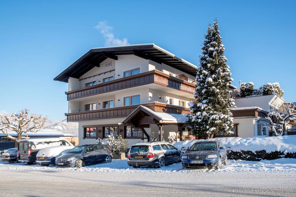 Winterbild Angerer Familienappartements