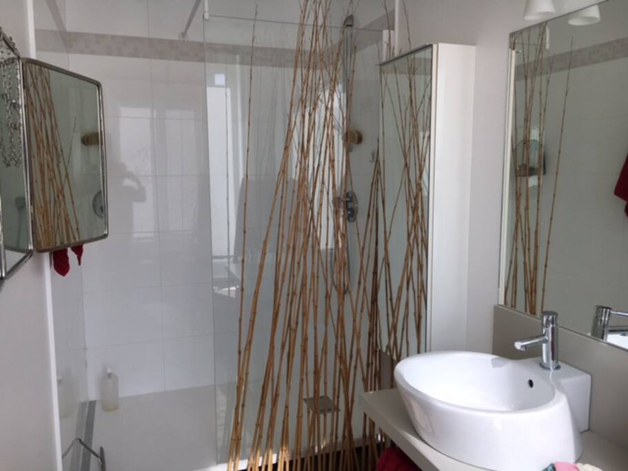 Salle de douche privée attenante à la chambre