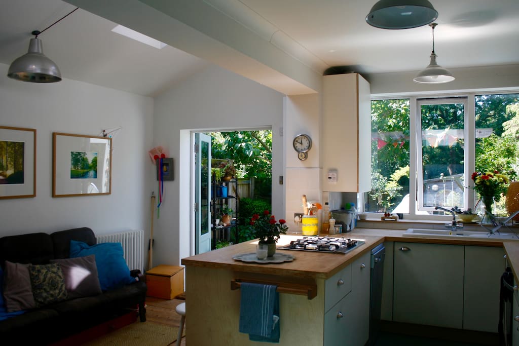 Open plan kitchen