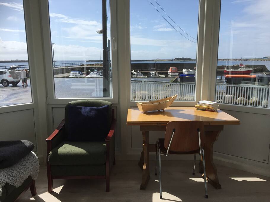 A wonderful view from the glass porch