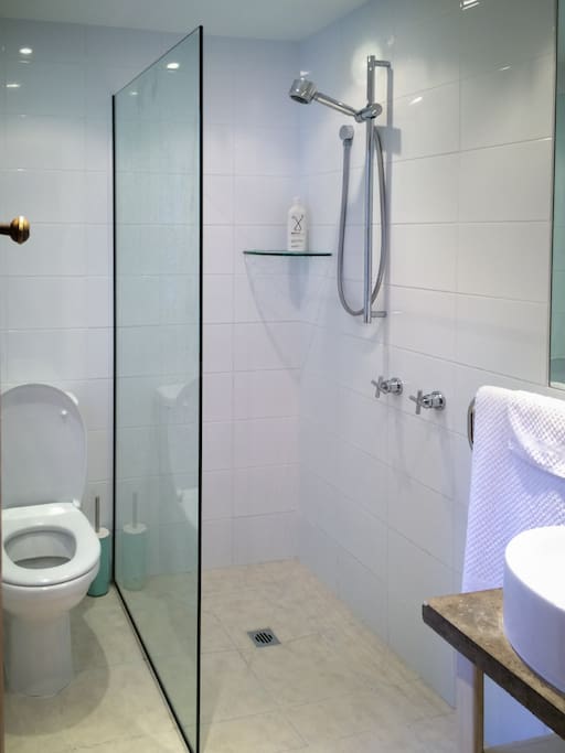 Shower room in self-contained flat