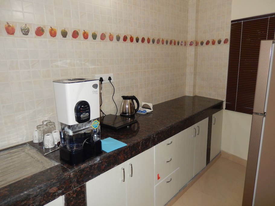 The Kitchen with amenities