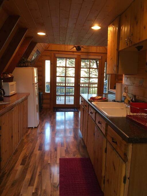 Star Kitchen with a View to the Lower Deck
