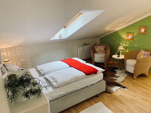 Das kleine Grüne mit süßem Balkon ...Oberstdorf