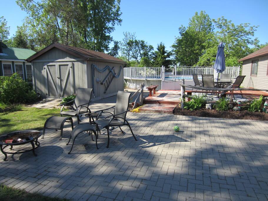 Large Patio and Pool area