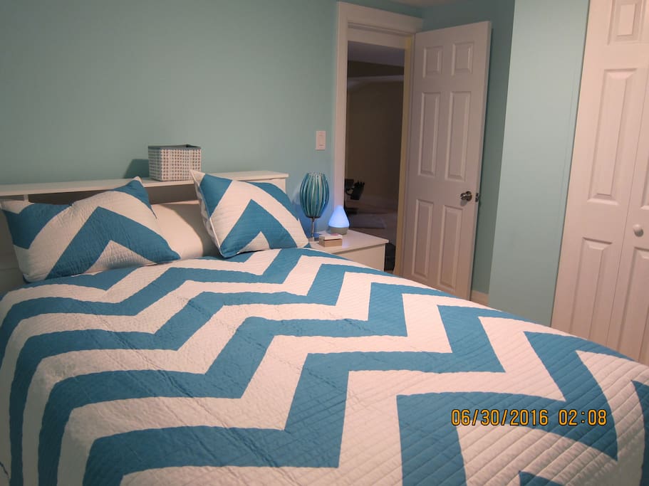 Queen sized bed