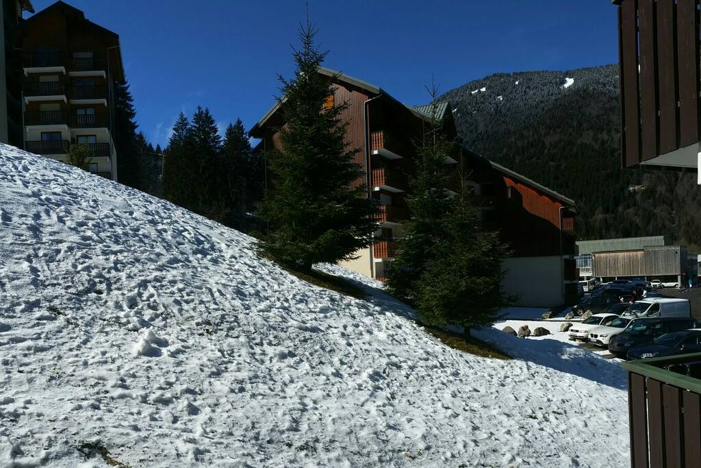 vue du balcon