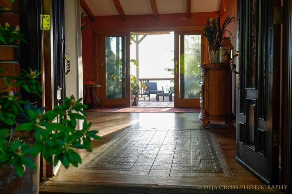 View from the front door
