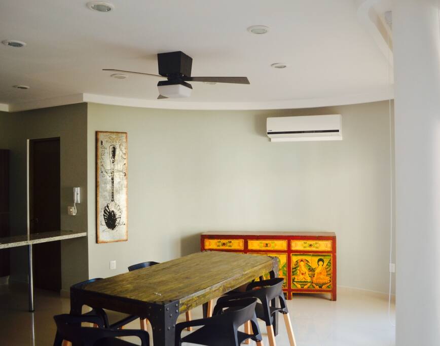Comfortable dinning area