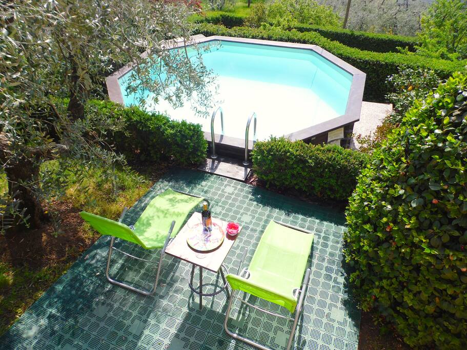 view of the pool