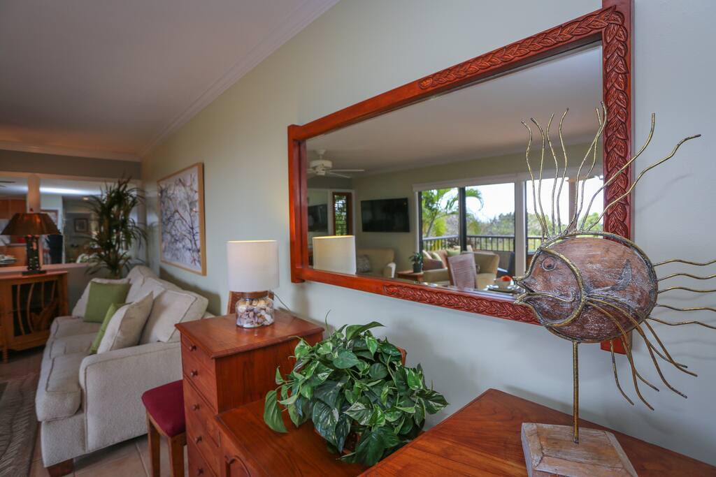 Custom made furniture throughout
