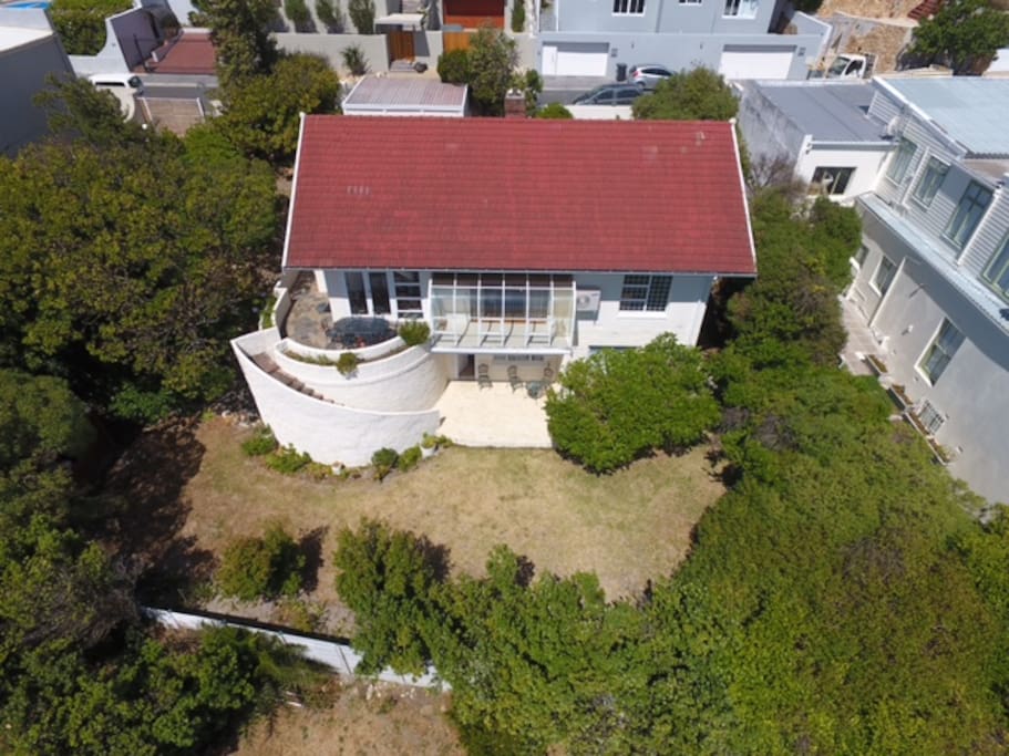 The studio is private under the house with own entrance