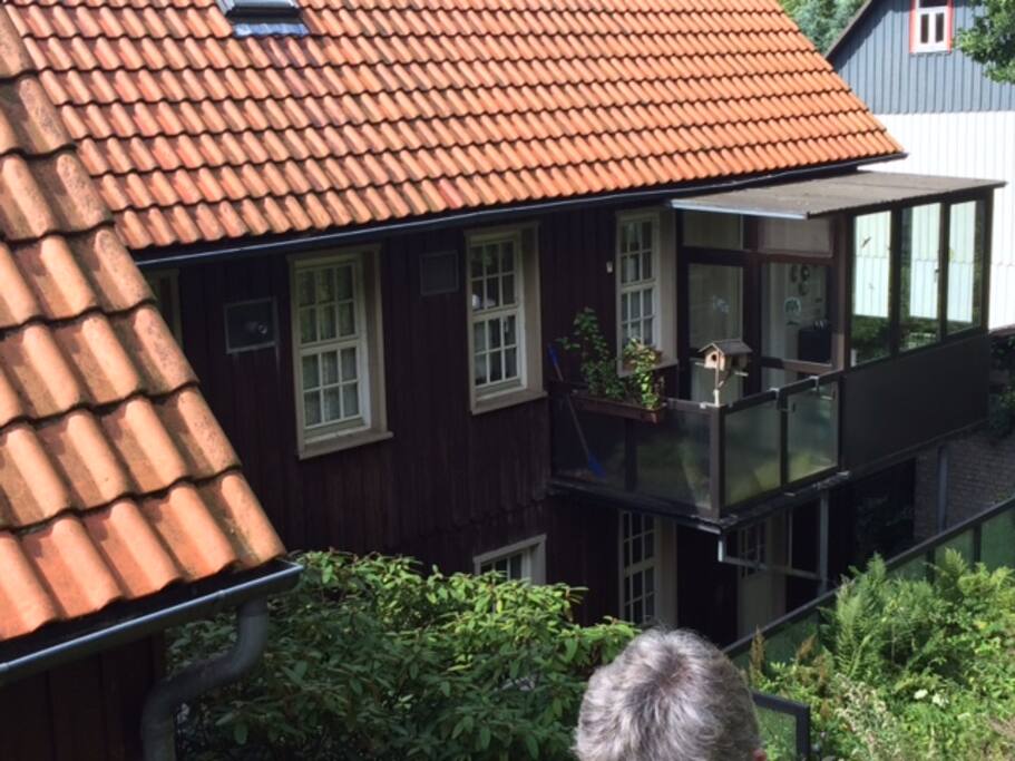 Balkon und Wintergarten zum entspannen