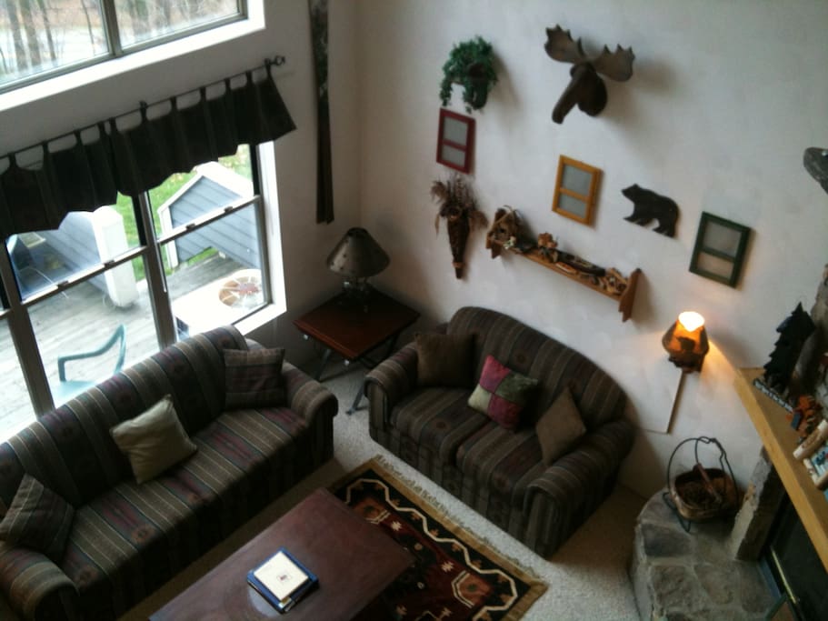Livingroom view from upstairs