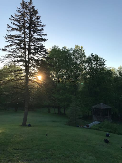 Sunrise our view.