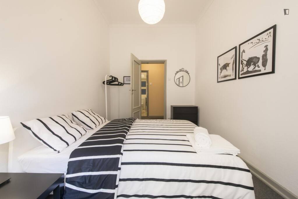 Lot's of light during the day but the window can be shut with blinds for confortable sleep