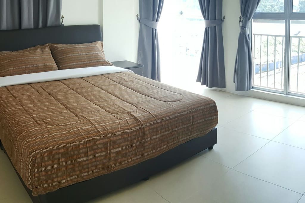 Spacious and comfortable master bedroom