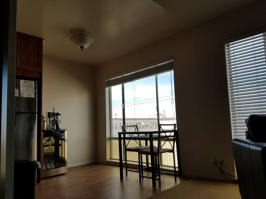 Looking toward the kitchen.
