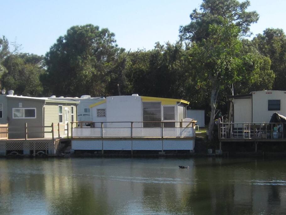 deck on the lake