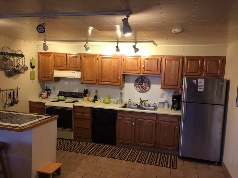 Fully stocked kitchen