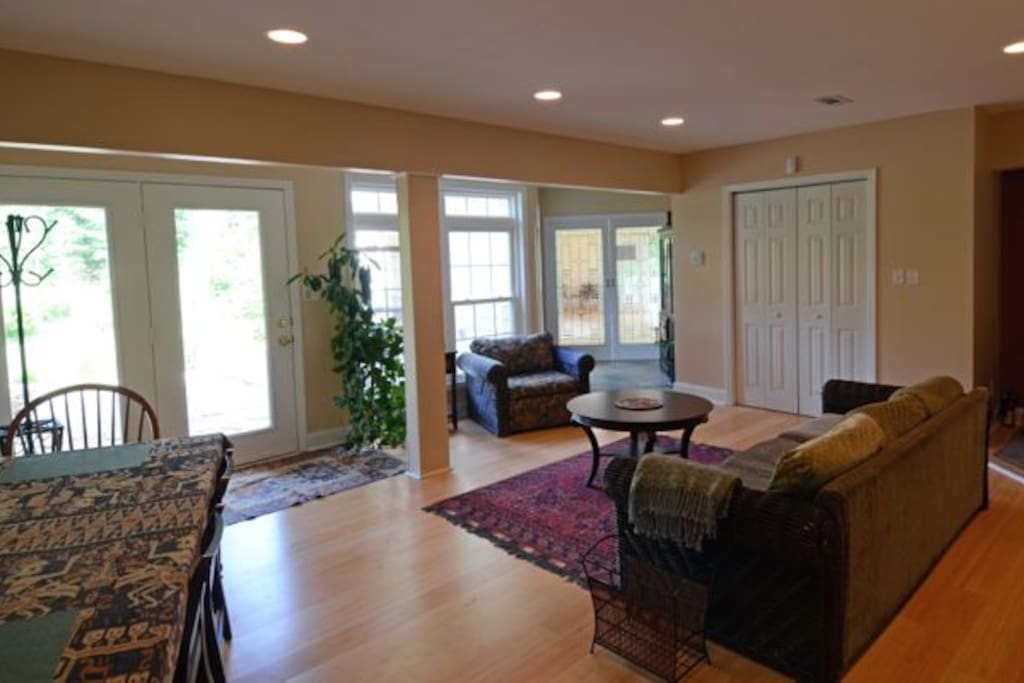 Another view of living and dining space.