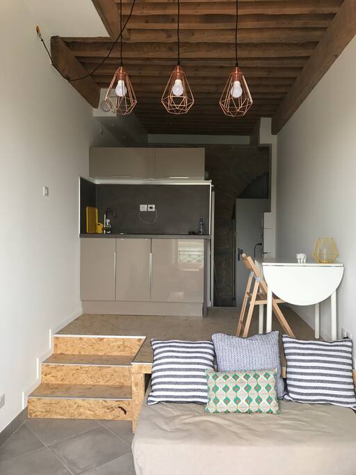 Vue d'ensemble Cuisine + Estrade