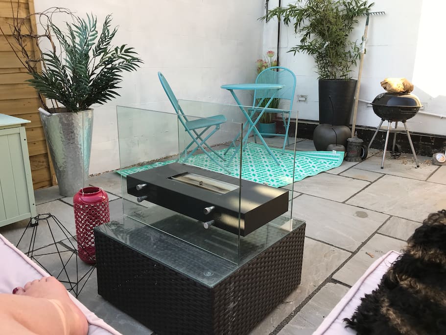 Recently completed courtyard garden