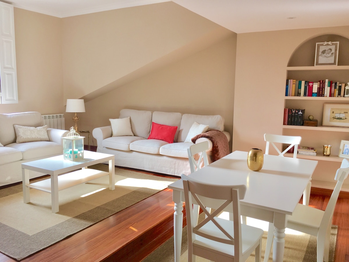 Popular Airbnb listing: Sunny duplex, Calle Corrida, old town in Gijón / Xixón