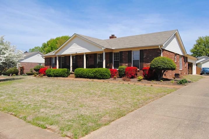 Centrally located home in quiet neighborhood.