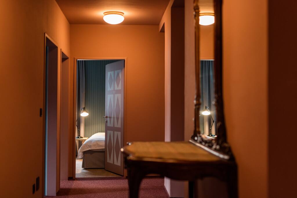 view into our single room