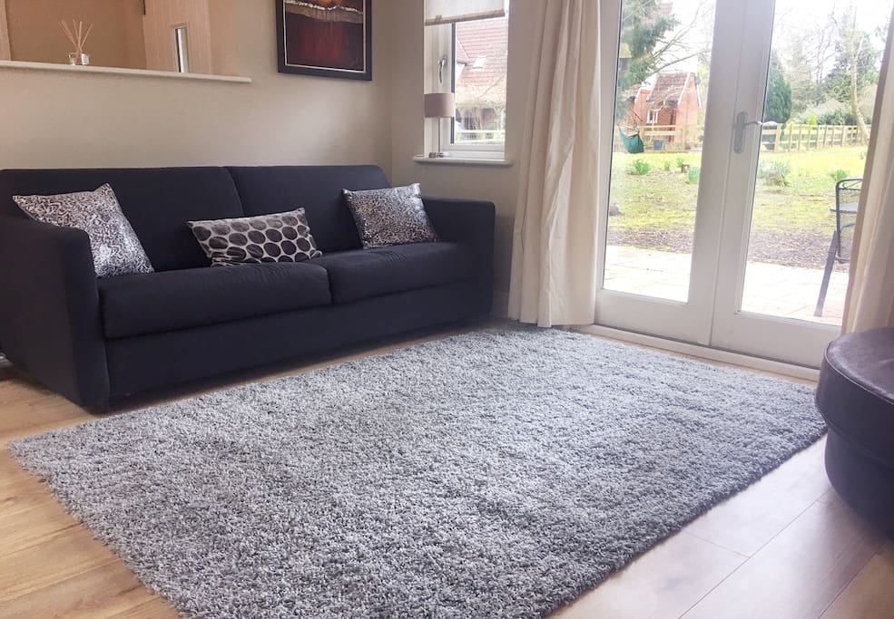 Lounge with sofa bed