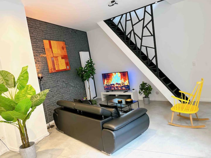 Le Plan B ! Duplex De Charme/sauna/jacuzzi - 150m2 - La Louvière