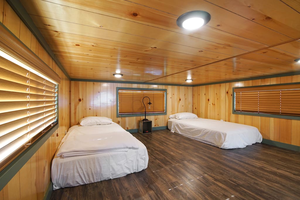 Twin beds.