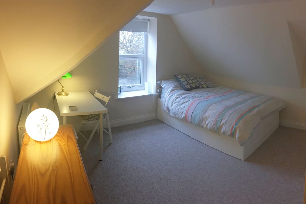 Bedroom 1 with a desk