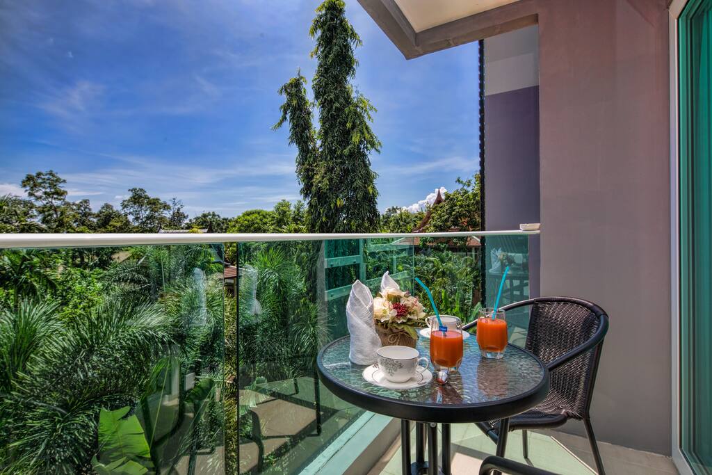 Private balcony with amazing surroundings