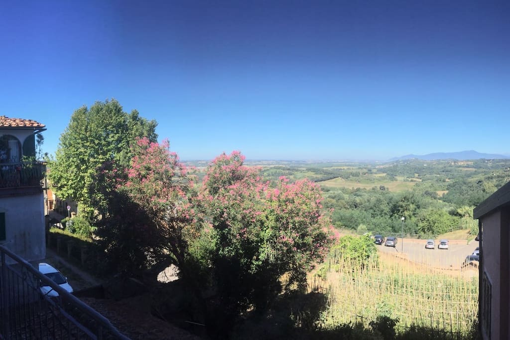 veduta panoramica dal terrazzo