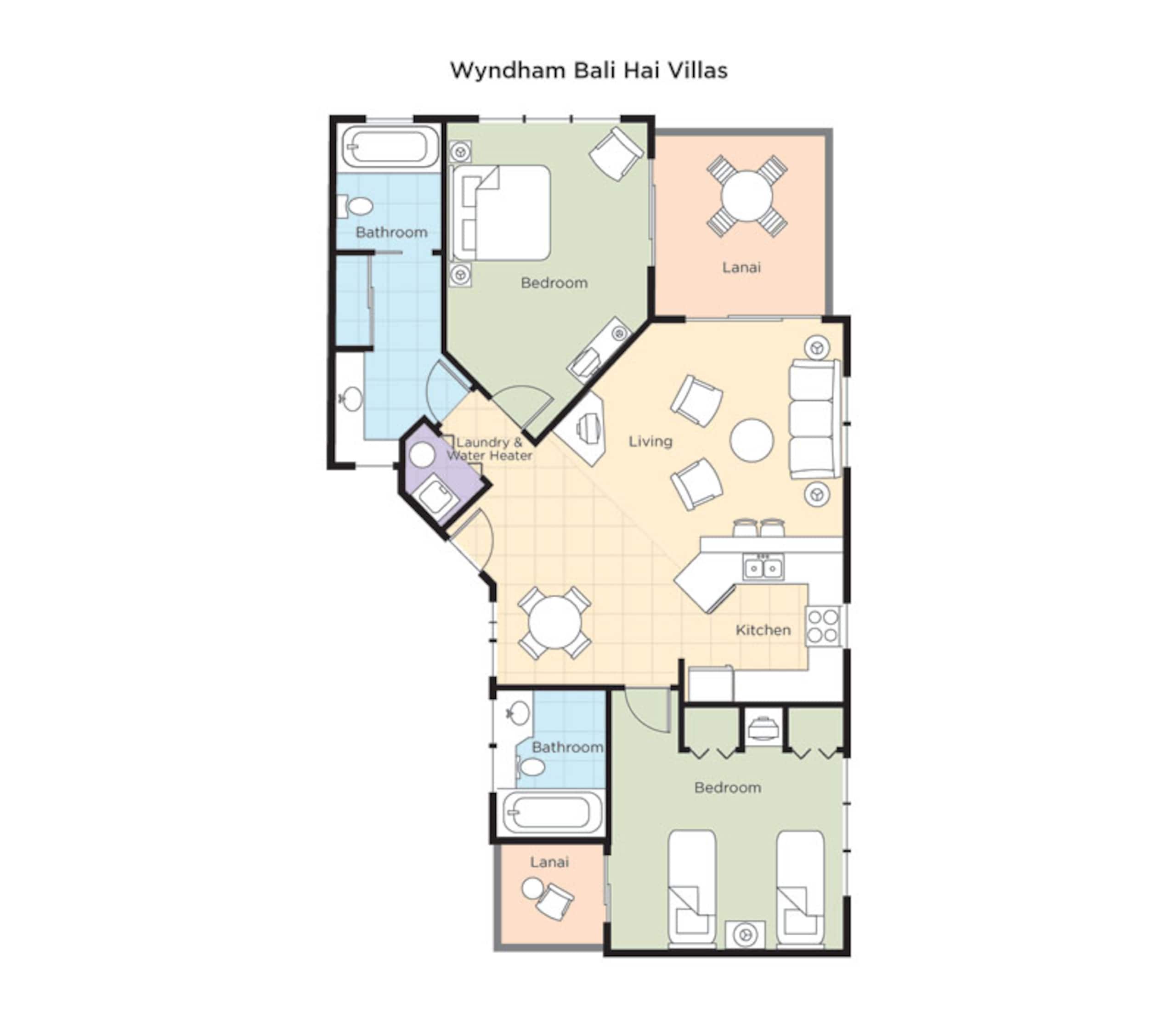 Wyndham Bali Hai Villas: 2 Bedroom Deluxe - Photo 11