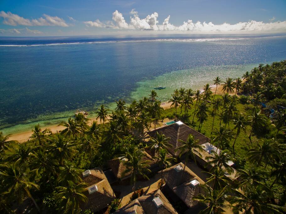 Beachfront view