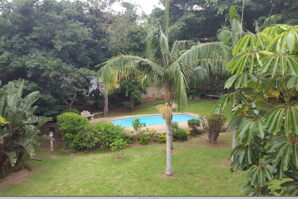 Sparkling pool in the complex freely available to guests