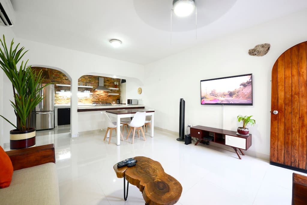 Comfortable dining table that also be used a work space