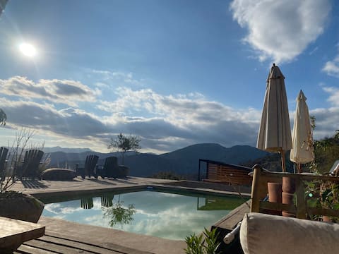 Lovely place with a pool to rest.