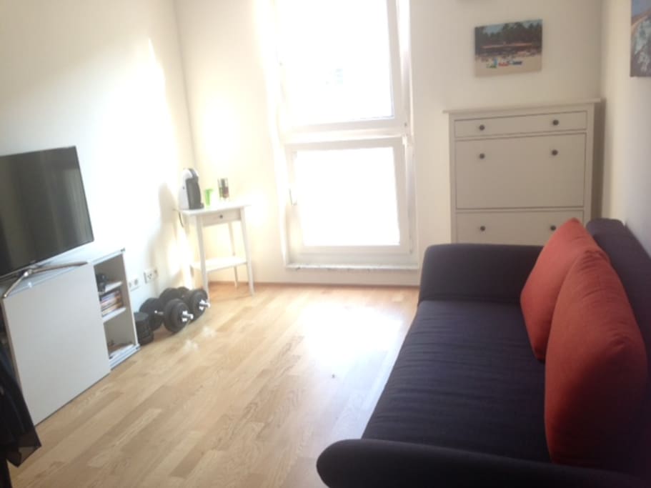 Bedroom with TV