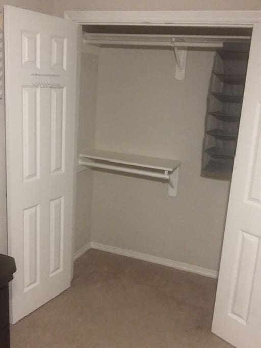 Guest room closet