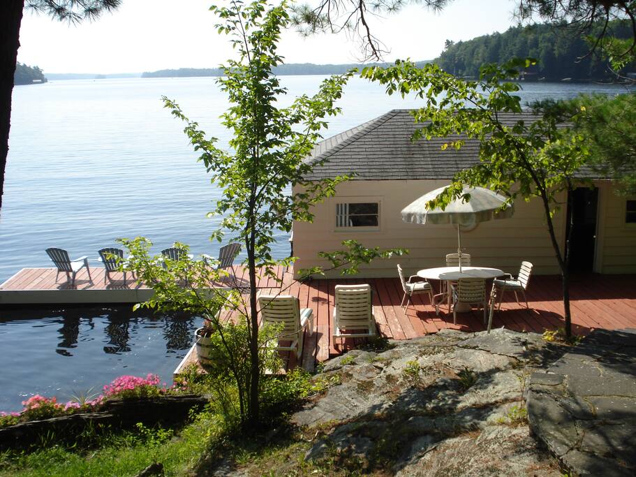 View of lake from Kitchen