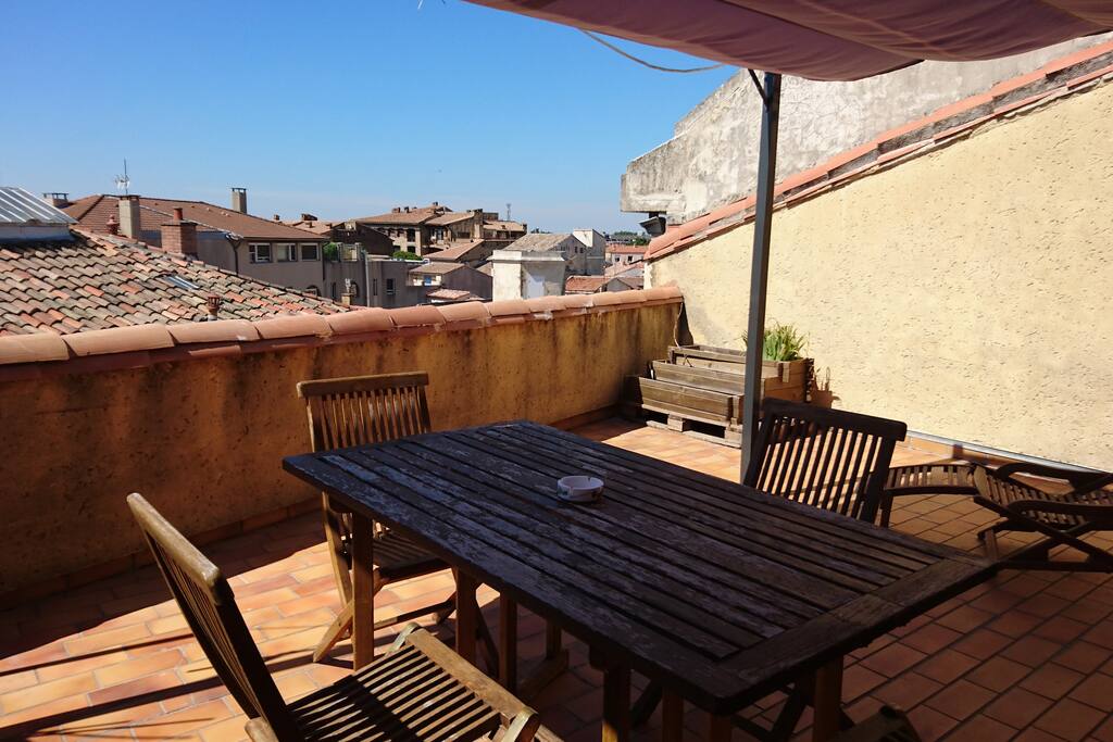 Terrasse et pergola