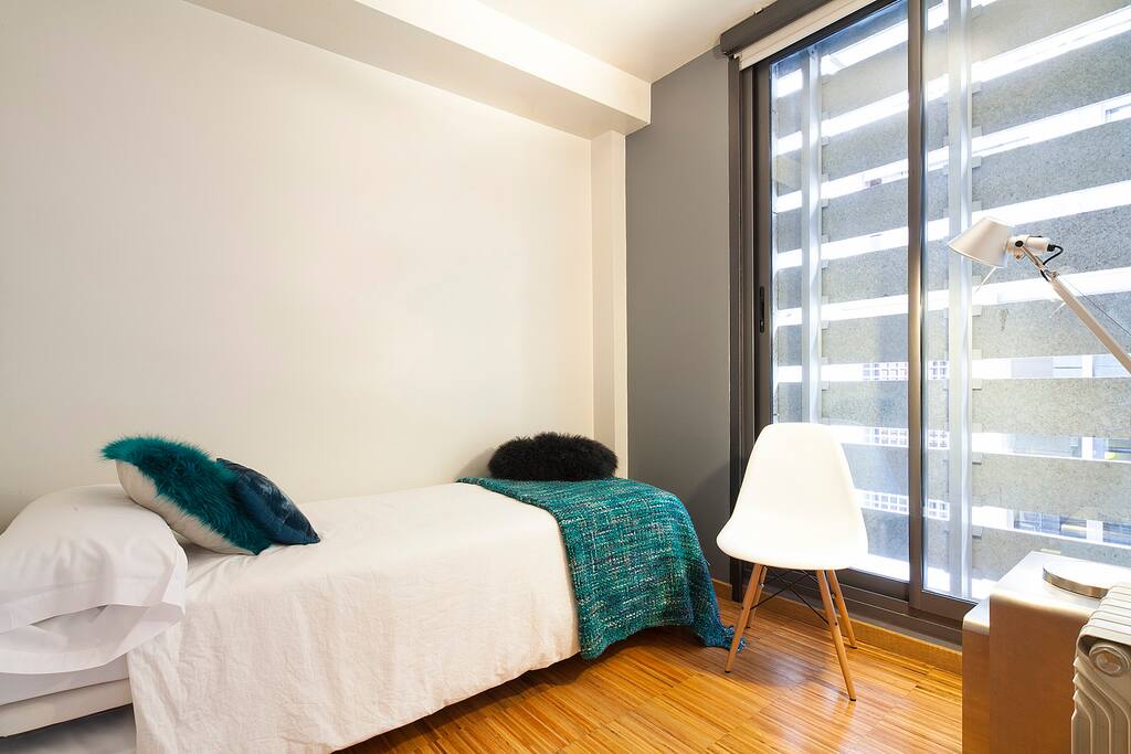 Two single beds ( One is folded)